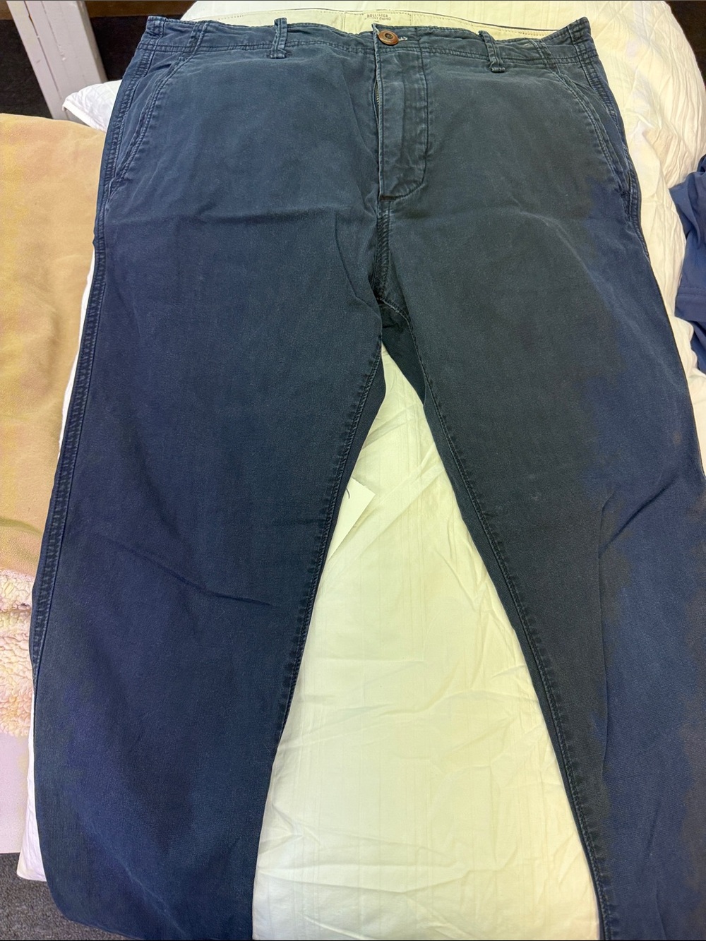Hollister Dark Navy Chino Pants
